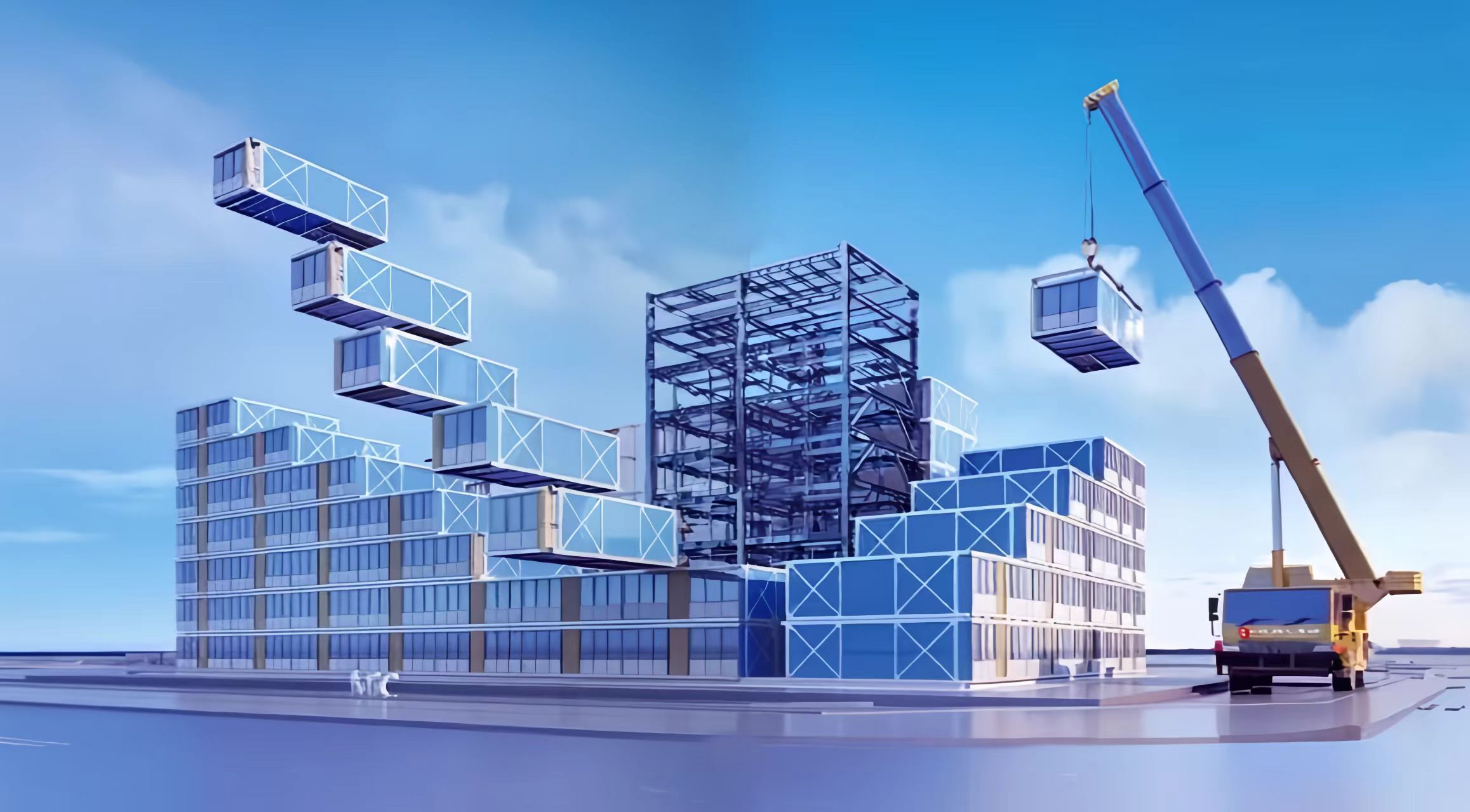 预制构建的房屋
